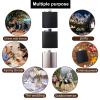 10 pcs Hip Flask for Liquor Black 6oz Stainless Steel Leakproof with 10 pcs Funnel for Gift, Camping, Wedding Party, Groomsmen Gifts view 4