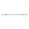 Ergode Royale Decorative Rod Series | Donna Crystal & Metal Finials | Adjustable Telescopic Rod | 0.75" Diameter | Wall & Ceiling Mount | 28-48" view 2
