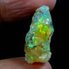 Dazzlegems 11.75 Cts AAA 100% Natural Rainbow Welo Fire Ethiopian Opal Rough Loose Gemstones-R2 view 1