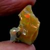 Dazzlegems 7.85 Cts AAA 100% Natural Rainbow Welo Fire Ethiopian Opal Rough Loose Gemstones-R-29 view 2