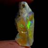 Dazzlegems 6.20 Cts AAA 100% Natural Rainbow Welo Fire Ethiopian Opal Rough Loose Gemstones-R-03 view 2