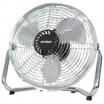 Swivel 12 in. Industrial Grade Chrome Grill High Velocity Fan