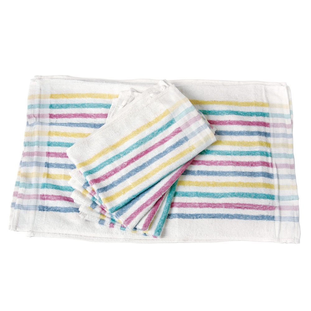 Chef Revival 705MSK Multi-Stripe Terry Cloth Towel - Dozen