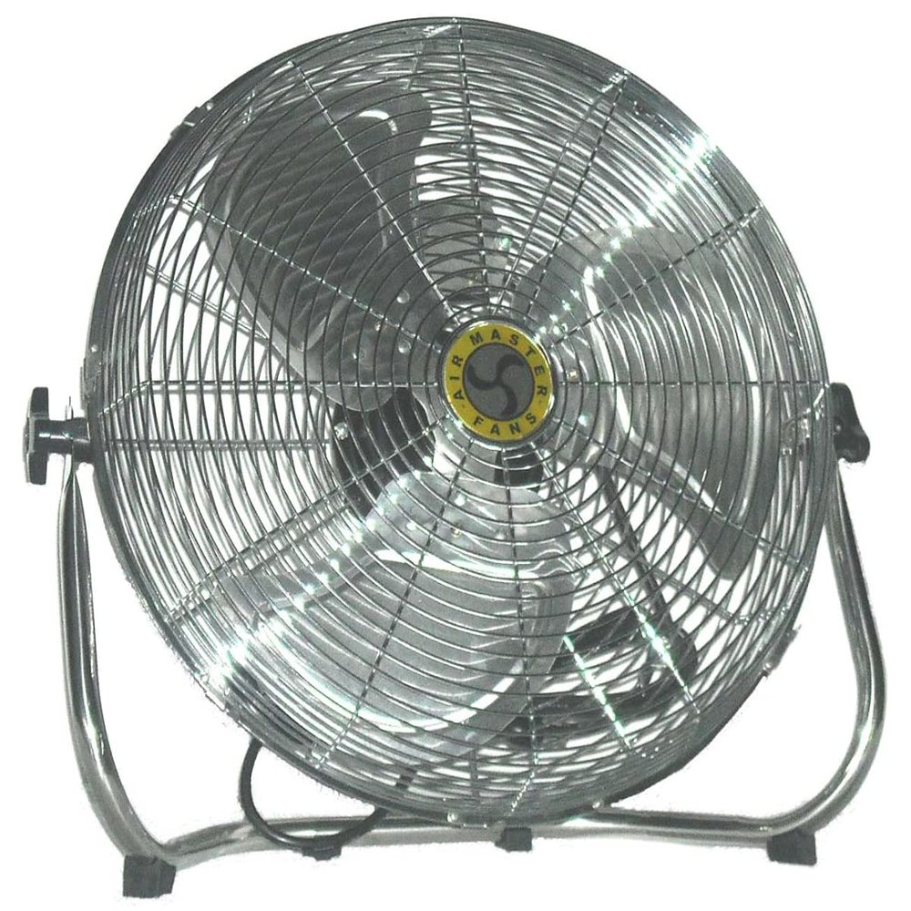DenDesigns Airmaster Fan Industrial Air Circulator44; Low Stand Pivot Mount - 18 in.