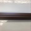 2 INCH Diameter Drapery Fluted Curtain Wood Rod 6 FT (Espresso) view 3