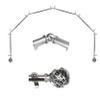 A&F Rod Dcor - Legend 13/16" 6-Sided Bay Window Curtain Rod - Satin Nickel view 1