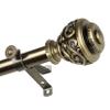 A&F Rod Dcor - Jamila 13/16" Single Curtain Rod 120-170 inch - Antique Brass view 3