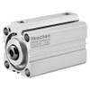 Heschen Pneumatic Compact Aluminum Air Cylinder SDA 50-75 Bore: 50mm Stroke 75mm 1/4 PT Port Size Double Acting view 1