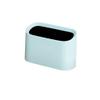 XILIN-1987 Kitchen Trash can Desktop Trash Can, Lightweight Design Mini Creative Kitchen Bedside Table Desktop Storage Box (3 Liters) Trash Can (Color : Blue) view 1