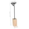Cabilock 3 Piece Tillandsia Holder Metal and Natural Base Air Plant Stand view 2