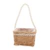 Cabilock 1pc Decorative Rattan Flower Basket Handle Random Style Woven Storage Basket for Home Decor Flower Arrangement and Garden Use view 1