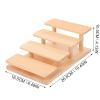 Cabilock 1pc Solid Wood Figurine and Eyewear Display Rack Multi-use Organizer for Sunglasses Eyeglasses and Jewelry for Home and Retail Showcases view 4
