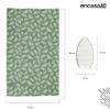 Encasa XO Ironing Mat/Pad (Large 48"x28") with 3mm Padding & Silicone Iron Rest for Steam Pressing on Tabletop or Bed - Heat Resistant, Portable, Quilting & Travel Blanket - Big Leaves Green view 4