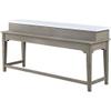 Acme Wandella 4-Piece Wooden Counter Dining Set in White and Rustic Oak view 1