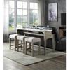 Acme Wandella 4-Piece Wooden Counter Dining Set in White and Rustic Oak view 3