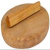 Will and Weaves Handmade Sandalwood Rubbing Stone Board Chandan Stick Rubbing Stone with White Sandalwood Stick 50 Gram view 3