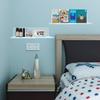 Sezanrpt 12 Inches Acrylic Wall Shelves 2 Pack, Floating Shelf for Wall Mounting, Acrylic Display Ledges for Funko Pop Figures, Home Dcor, Living Room, Gaming Room, Plants(12 inch, Clear) view 2