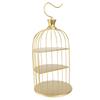 3 Tier Metal Bird Cage Cupcake Cake Stand, Dessert Display for Wedding, Party, Birthday, Baby Shower Celebrations, Home Decoration view 1