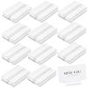 FINGERINSPIRE 12 Pcs Acrylic Place Card Holder Guest Names Holder, Slotted Holder for Signs and Displays, Perfect for Weddings, Parties, Table Numbers, Guest Names, Food Signs view 1