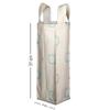 Bonamaison Digitally Printed 50% Cotton - 50% Polyester Wine Bag, Bottle Bag, Wine Bottle Covers, Wine Holder Bag, Size: 31 x 9 cm, Multicolor, Digitally Printed Cotton - Polyester Wine Bag view 3