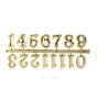 DOITOOL 6pcs Wall Clock Numerals Kit Arabic Roman Number Replacement for Clock Repair and Colors view 4
