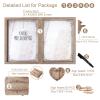 Y&K Homish Guest Book for Wedding Alternative Rustic Wedding Decorations for Reception Wedding Signs Guest Book with Pen Disply Wedding Picture Frame view 2