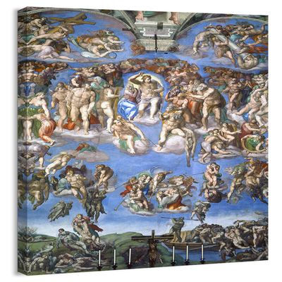 artprints1stop Canvas Print Wall Art - The Last Judgment by Michelangelo - 24x36 inches