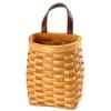 Handmade Woven Hanging Basket,Wall Hanging Flower Basket Organizer Fruit Vegetable Toys Rattan Box Home Decoration Style 2 view 1