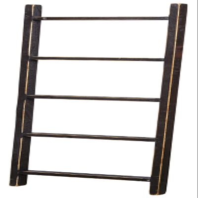 Furniture Barn USA Country-Style 5' Decorative Ladder, Black