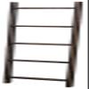 Furniture Barn USA Country-Style 5' Decorative Ladder, Black view 1