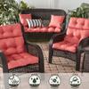 Greendale Home Fashions Outdoor 17-inch Square Decorative Throw Pillow, 2-Pack, Dusk Pink view 4