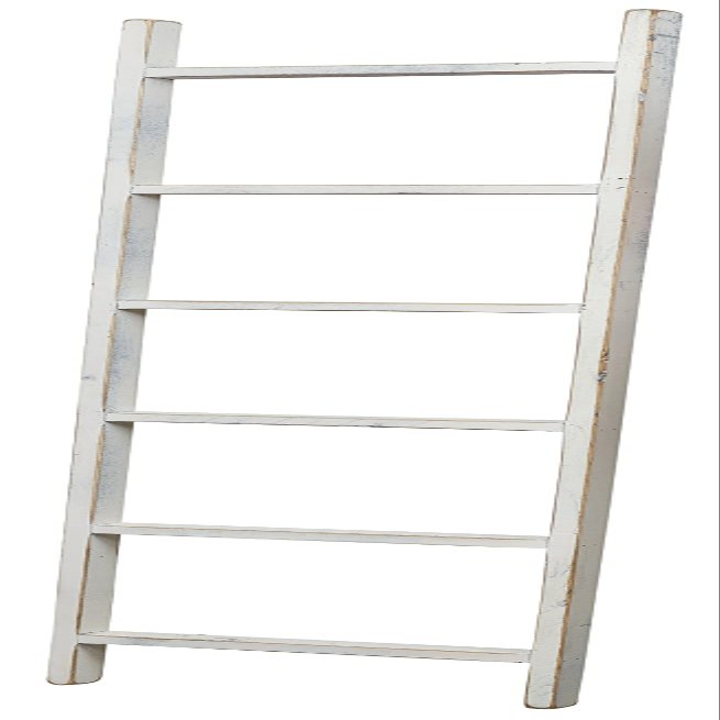 Furniture Barn USA Country-Style 6' Decorative Ladder, Antique White