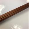 1 3/8 Inch Diameter Drapery Wood Fluted Curtain Rod 6 Ft (Walnut) view 3