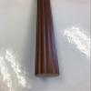 1 3/8 Inch Diameter Drapery Wood Fluted Curtain Rod 8 Ft (Walnut) view 1