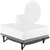 Split Head Waterproof Mattress Protector- Top Split 39 Inch Flex Top Adjustable Bed Base Cal King Size Fitted Style 100% Terry Cotton Soft Cover- Pocket Up to 15 Inches (39" Cal King, White Color) view 1