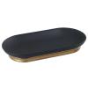 Avanti Linens - Vanity Tray, Guest Bathroom Essentials, Modern Home Decor (Memphis Collection, Black) view 1