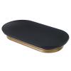 Avanti Linens - Vanity Tray, Guest Bathroom Essentials, Modern Home Decor (Memphis Collection, Black) view 2