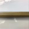 1 3/8 Inch Diameter Drapery Wood Fluted Curtain Rod 8 Ft (Gold) view 3