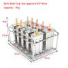 10PCS Ice Cream Stick Mold,Stainless Steel Frozen Ice Cream Molds Ice Cream Pop Maker Freezer Tray,Commercial Ice Cream Stick Holder Silver view 2