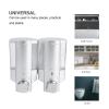 ARTIBETTER Wall Mounted Liquid Soap Dispenser Double Foaming Pump for Bathroom Kitchen Sink Shower Non-Leakage Design Transparent Window for Easy Monitoring view 3