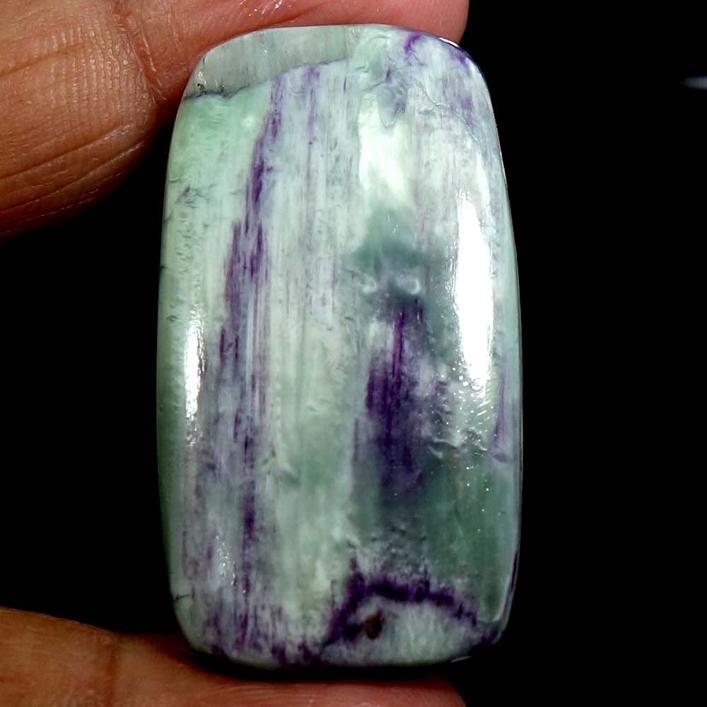 Dazzlegems 103.45 Cts. Very Rare Kammererite Chrome Clinochlore Tumbled Stone From Turkey-Tm-17