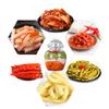 Aosnttol 2.5 Liter Pickle Jar Glass Jar with Lid, Fermentation Kit with Water Seal Airlock Lid, Canning Jar for Pickles, Kimchi, Sauerkraut, Kombucha, Paocai view 2