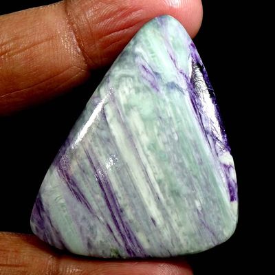 Dazzlegems 96.15 Cts. Very Rare Kammererite Chrome Clinochlore Tumbled Stone from Turkey-TM-21
