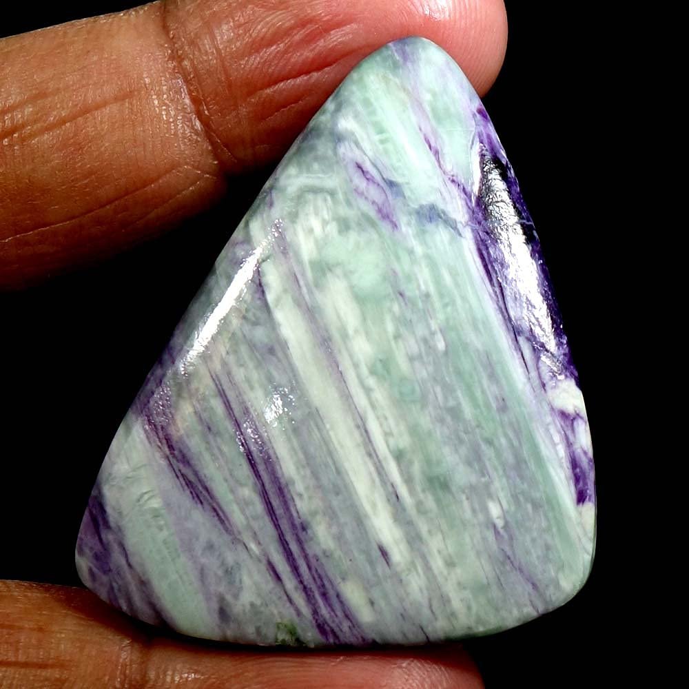 Dazzlegems 96.15 Cts. Very Rare Kammererite Chrome Clinochlore Tumbled Stone from Turkey-TM-21