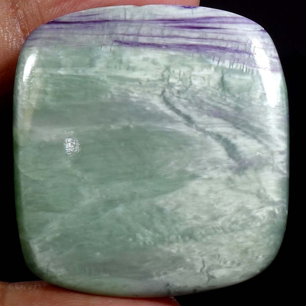 Dazzlegems 104.65 Cts. Very Rare Kammererite Chrome Clinochlore Tumbled Stone from Turkey-TM-26