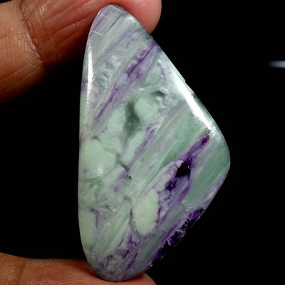 Dazzlegems 68.85 Cts. Very Rare Kammererite Chrome Clinochlore Tumbled Stone from Turkey-TM-23