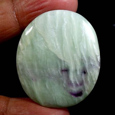 Dazzlegems 66.80 Cts. Very Rare Kammererite Chrome Clinochlore Tumbled Stone from Turkey-TM-29