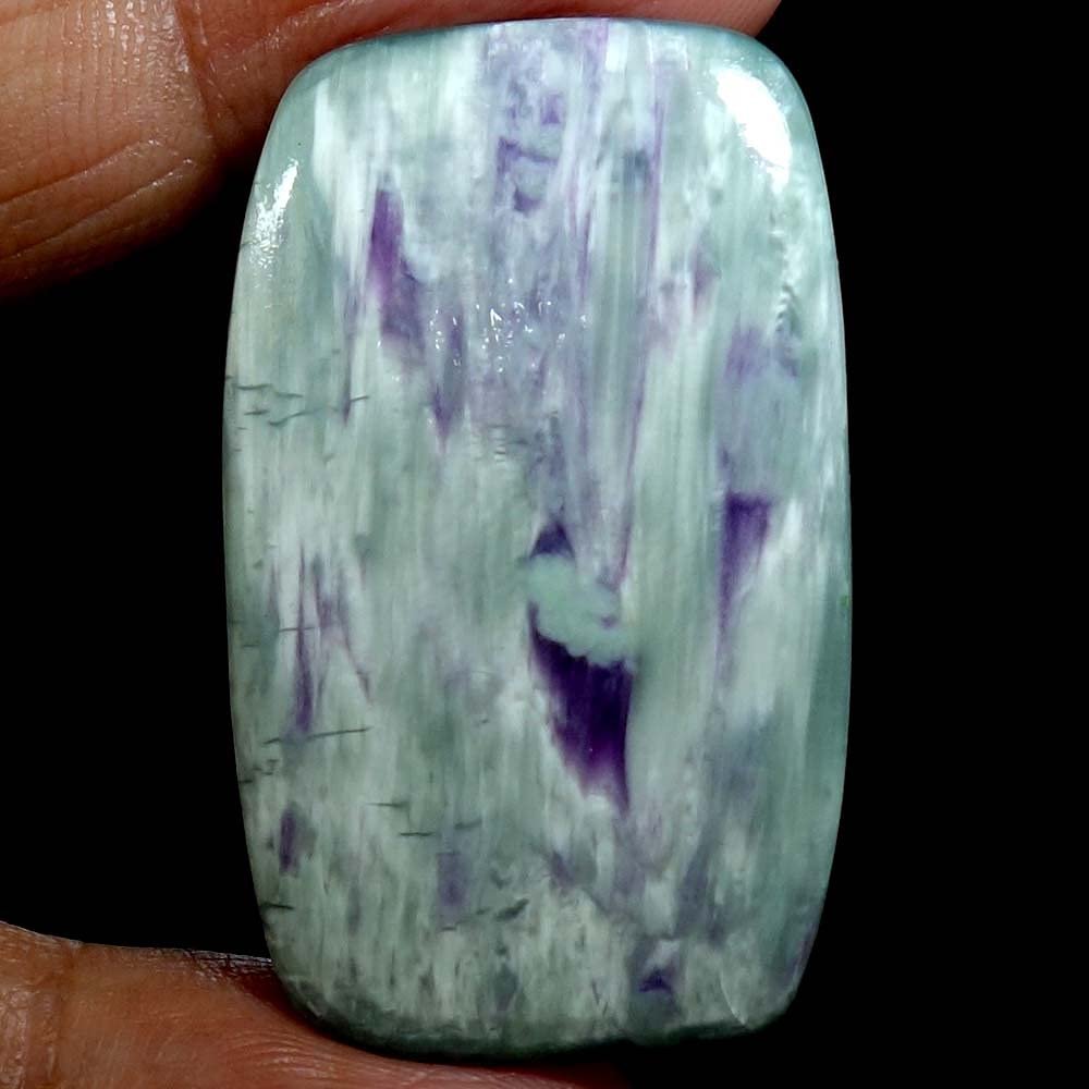 Dazzlegems 67.15 Cts. Very Rare Kammererite Chrome Clinochlore Tumbled Stone from Turkey-TM-30