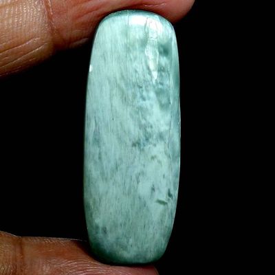 Dazzlegems 34.00 Cts. Very Rare Kammererite Chrome Clinochlore Tumbled Stone from Turkey-TM-36