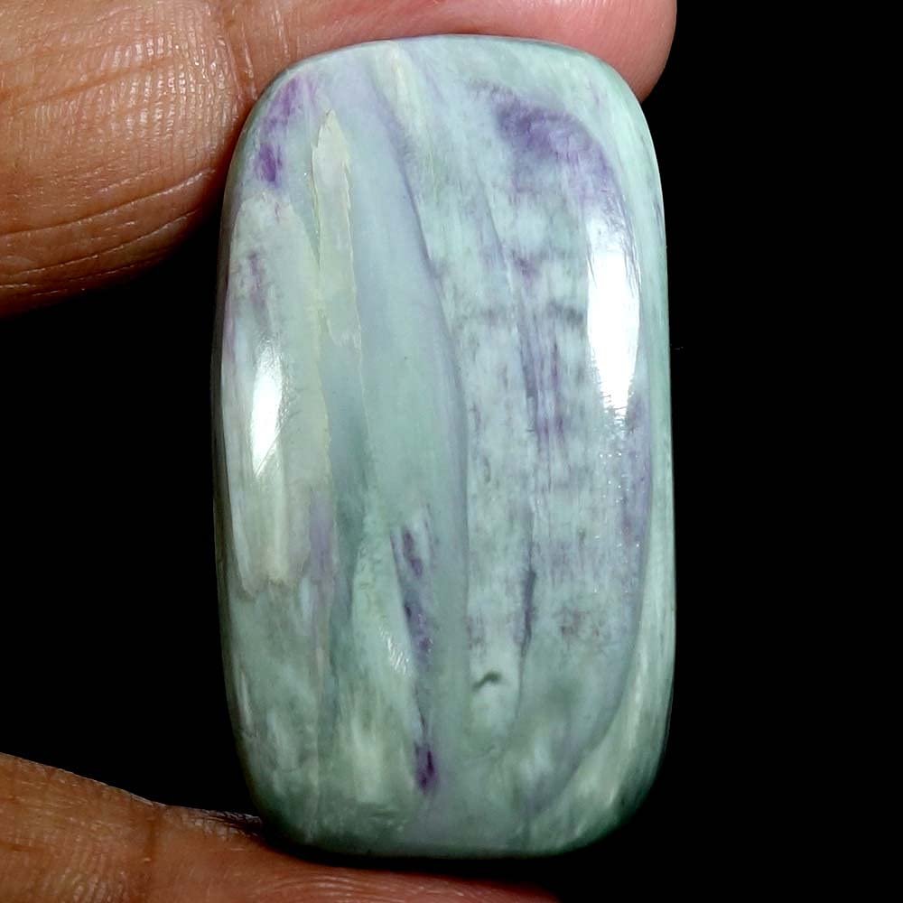 Dazzlegems 98.05 Cts. Very Rare Kammererite Chrome Clinochlore Tumbled Stone from Turkey-TM-55